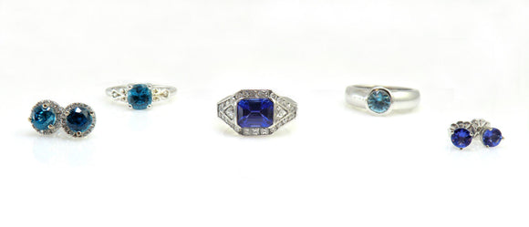 BLUE DECEMBER BIRTHSTONES BRIGHTEN A WINTER’S DAY