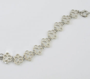 Custom Animal Collection: Sterling Paw Bracelet