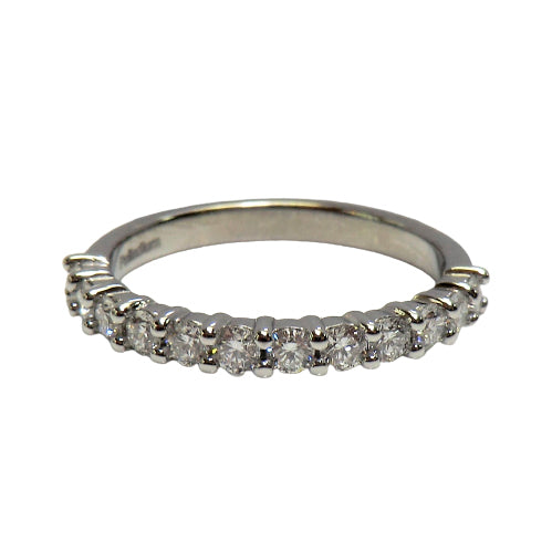 Custom Palladium Diamond Band