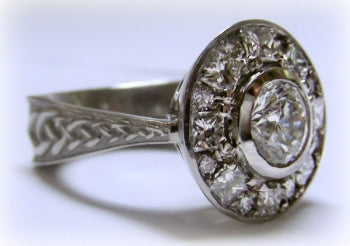 Diamond Halo Ring