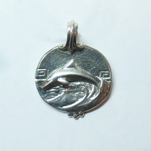 Dolphin Scene Pendant