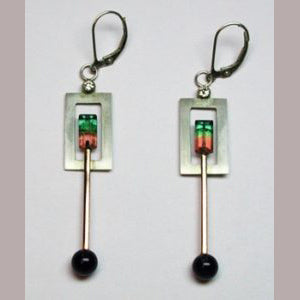 Watermelon Tourmaline Earrings