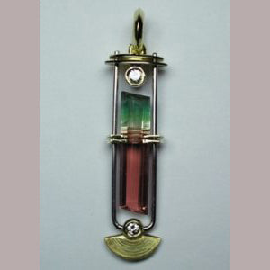 Watermelon Tourmaline Pendant