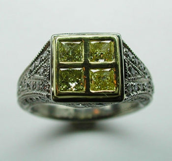 Yellow Diamond Ring