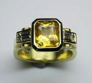 Yellow Sapphire Ring