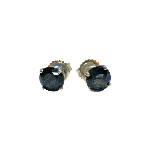sterling silver London blue topaz earrings
