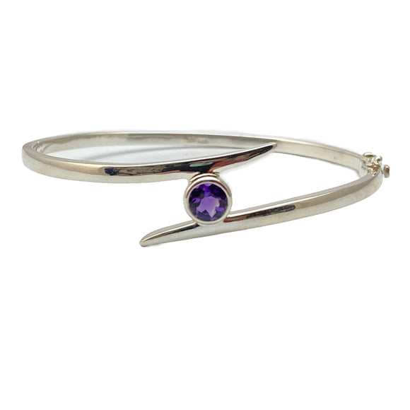 sterling silver amethyst bracelet