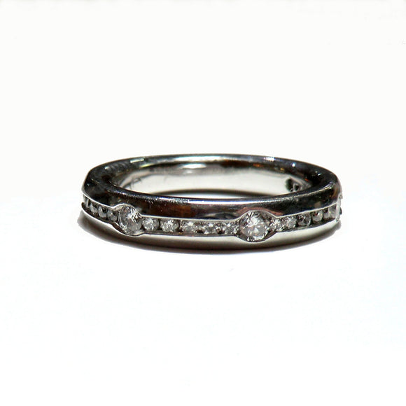 14k white gold diamond ring V2