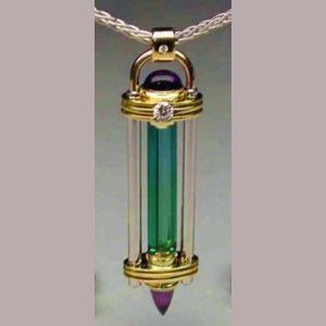 Metropolis Tourmaline Pendant