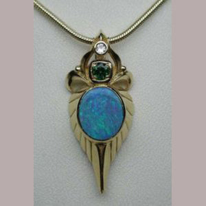 Phoenix Opal Pendant