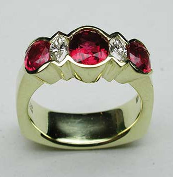 Ruby and Diamond Ring