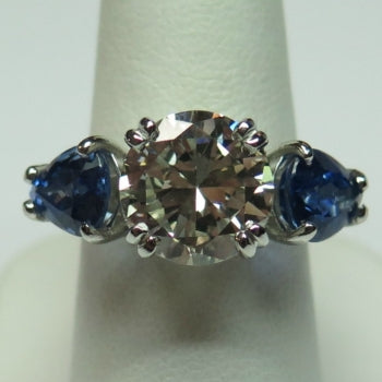 Sapphire &amp; Diamond Ring V1