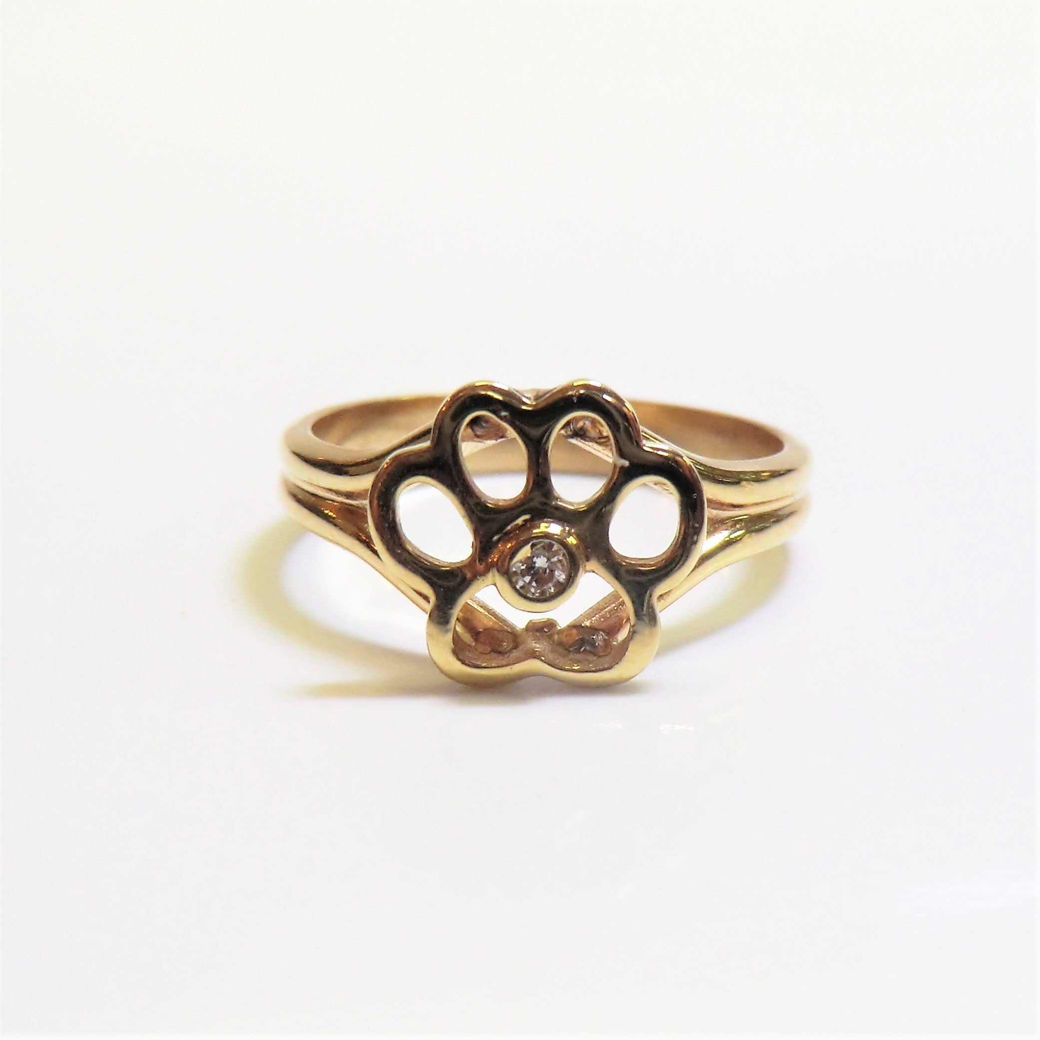 Bear Paw Ring - Lamoon Jewelry