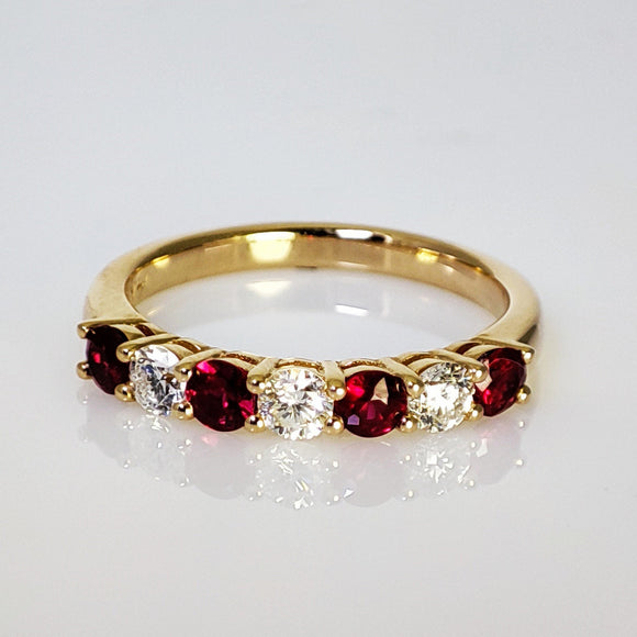 custom ruby and diamond ring V2