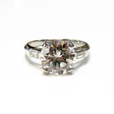 platinum diamond engagement ring V2